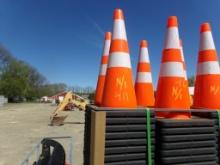 (50) New Orange Traffic Cones (50 x Bid Price)