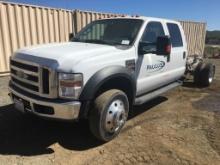 2008 Ford F550 Super Duty XLT Cab & Chassis,