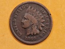 Semi-Key 1869 Indian Cent