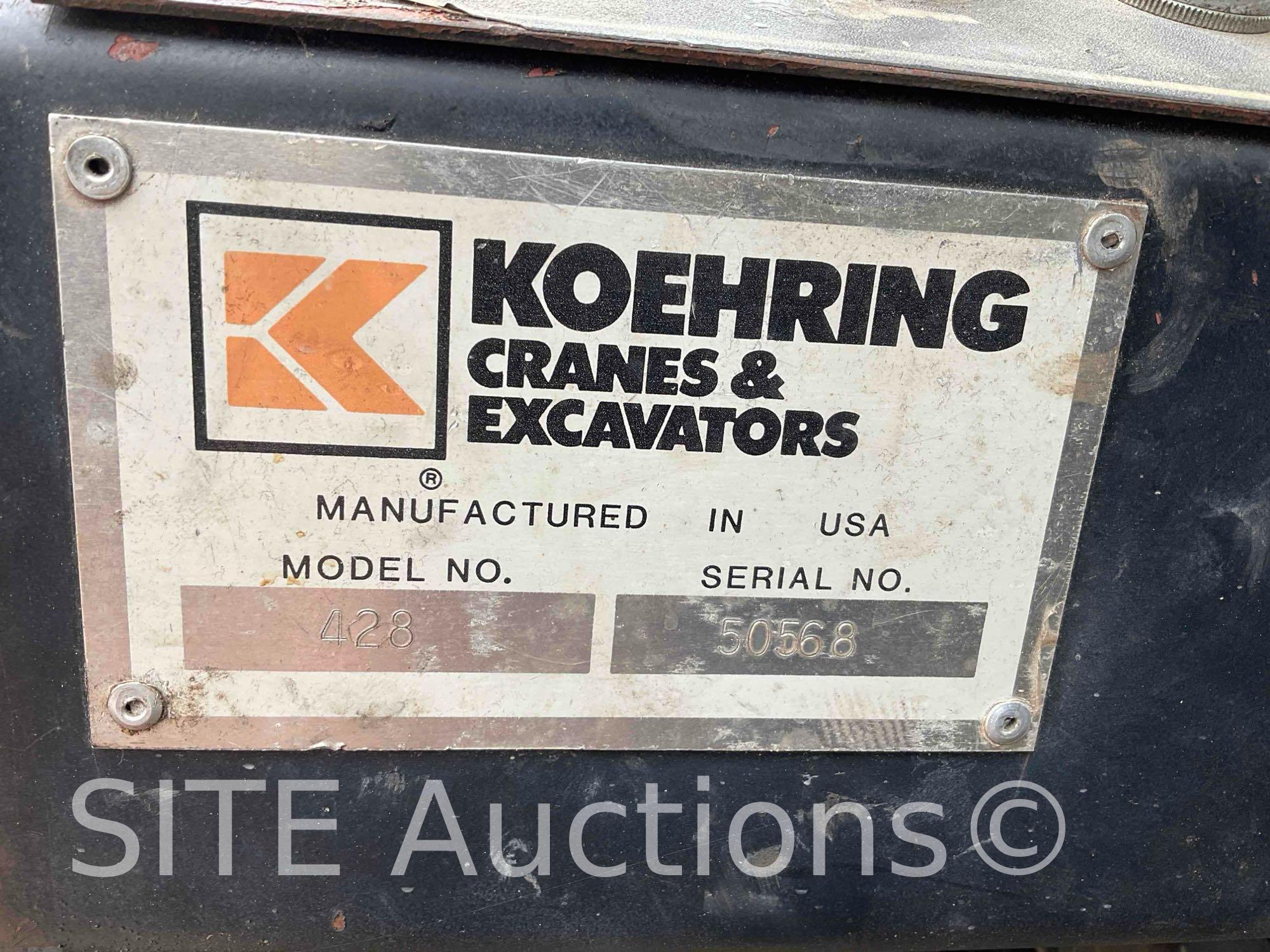 Koehring 428 Crane Truck