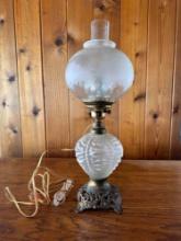 Original oil Lamp converted to electric
