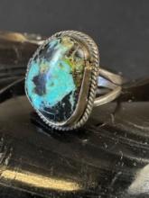 Vintage Sterling and Turquoise Ring