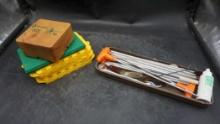Gun Cleaning Kit, Flambeau Universal Shell Box & Yellow Misc