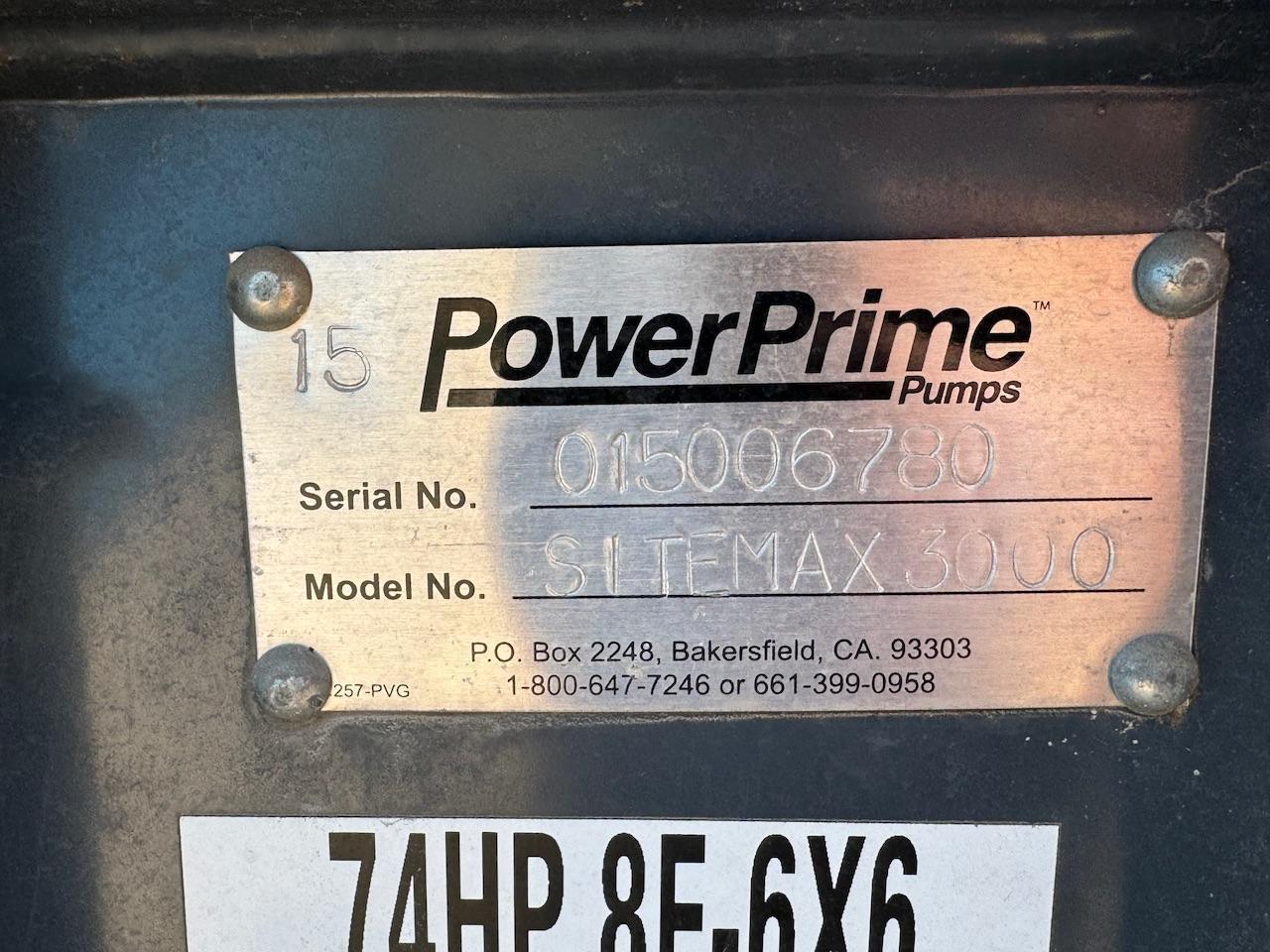 2015 Power Prime Sitemax 3000