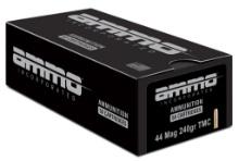 Ammo Inc 44240TMCA50 Signature Self Defense 44 Rem Mag 240 gr Total Metal Case TMC 50 Per Box