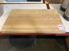 New Winco 18 in. x 30 in. Solid Wood Cutting Board