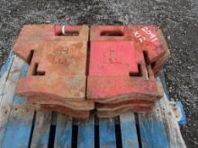 12) IH TRACTOR WEIGHTS 100 LBS