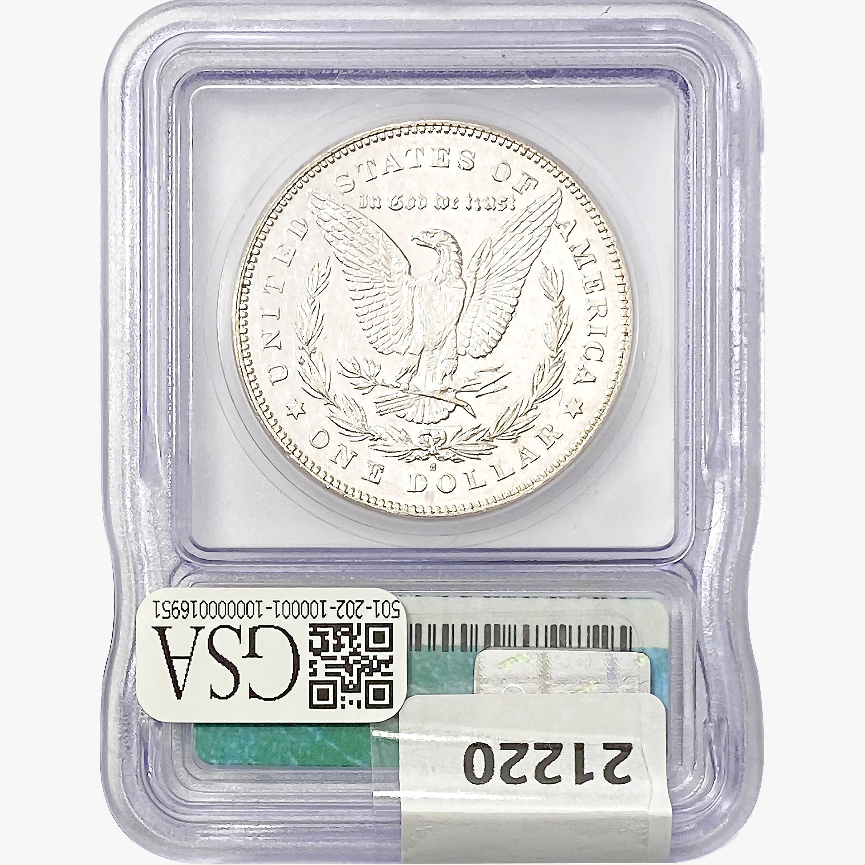 1878-S Morgan Silver Dollar ICG AU55