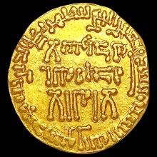 754-775 AD Abbasids Al-Mansur .1438oz Gold Dinar C