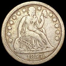 1857 Seated Liberty Dime LIGHTLY CIRCULATED