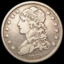 1838 Capped Bust Quarter NEARLY UNCIRCULATED