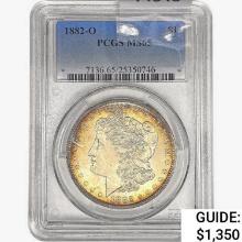 1882-O Morgan Silver Dollar PCGS MS65