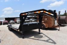 2022 DELCO 24' GOOSENECK LOWBOY TRAILER (VIN # 5WWGC2422N6022270) (TITLE ON HAND AND WILL BE MAILED