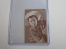 1938 EXHIBIT MOVIE STARS HAND CUT VINTAGE CARD JOHNNY MACK BROWN