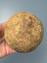 3 1/2" Game Ball/Hammerstone Nice Example! Found in Berks Co., PA, Ex: Kauffman Collection