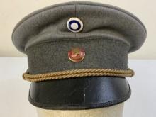 WWII FINLAND WWII FINISH OFFICER VISOR HAT