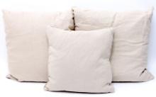 belgian natural linen throw pillows