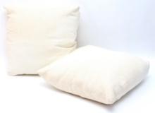 belgian white linen throw pillows