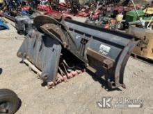9 ft Sweepster Plow for Case Loader NOTE: This unit is being sold AS IS/WHERE IS via Timed Auction a