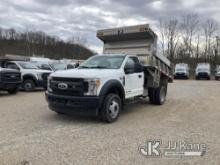 2017 Ford F550 4x4 Dump Truck Runs, Moves & Operates, Rust Damage