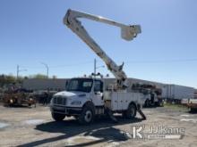 Altec AA55, Material Handling Bucket Truck rear mounted on 2017 Freightliner M2 106 4x4 Utility Truc