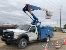 HiRanger LT38, Articulating & Telescopic Bucket Truck mounted behind cab on 2014 Ford F550 4x4 Servi