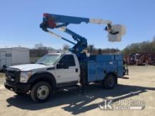 HiRanger LT38, Articulating & Telescopic Bucket Truck mounted behind cab on 2014 Ford F550 4x4 Servi