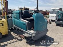 2018 Tennant T17 Sweeper Not Running, Missing Key, True Hours Unknown