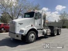 2009 Kenworth T800 T/A Truck Tractor Runs & Moves, Check Engine Light On