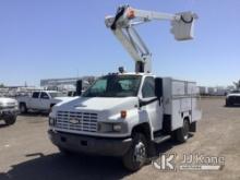 ETI ETC35S-NT, Non-Insulated Bucket Truck mounted behind cab on 2008 Chevrolet C5500 Utility Truck R