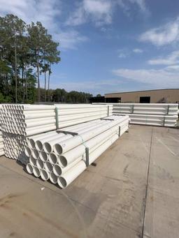 (18) JOINTS 8 5/8” X 20 PVC PIPE