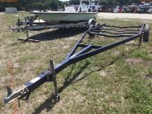 5-03124 (Trailers-Boat)  Seller:Private/Dealer TANDEM AXLE PAINTED STEEL BOAT TR
