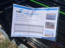 2024 10FT x 7FT Galvanized Steel Fence Panels
