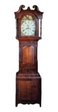 English George III Style Mahogany Tall Case Clock