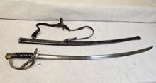 UNION CIVIL WAR CALVARY SABER, MANUFACTURED BY AMES, CIRCA 1800'S WITH ORIG