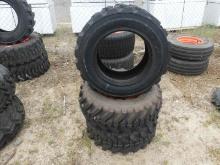 (2) 10-16.5 NHS Tires w/ Kubota Rims and (1) 10-16.5 NHS Tire
