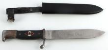 WWII GERMAN REICH HITLER YOUTH RZM KNIFE
