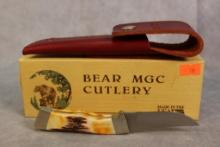 BEAR AND SONS SKINNER STAG HANDLE 6.5"