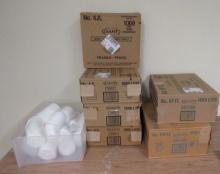 7 Boxes of Foam Cup Lids