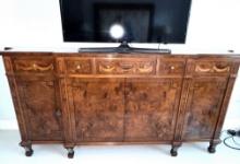 dresser wth Marquetry, 96" X 27" Great Marquetry