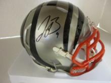 Joe Burrow of the Cincinnati Bengals signed autographed football mini helmet PAAS COA 890