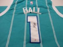 LaMelo Ball of the Charlotte Hornets signed autographed basketball jersey PAAS COA 790