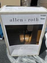 Allen Roth Wall Lantern Matte Black