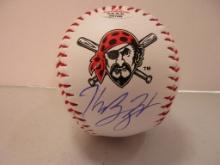 Ke'Bryan Hayes of the Pittsburgh Pirates signed autographed logo baseball PAAS COA 100