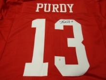 Brock Purdy of the San Francisco 49ers signed autographed football jersey PAAS COA 763