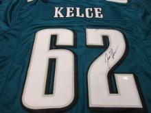 Jason Kelce of the Philadelphia Eagles signed autographed football jersey PAAS COA 877