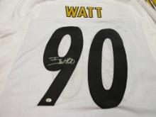 TJ Watt of the Pittsburgh Steelers signed autographed football jersey PAAS COA 517