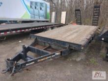 Cross Country deckover trailer, pintle hitch, 16ft deck, 4ft dovetail, ramps, tandem axles - Bill of