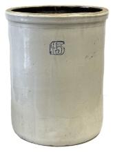 Antique 15-Gallon Stoneware Crock