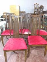 Collection 5 MCM High Back Dining Chairs